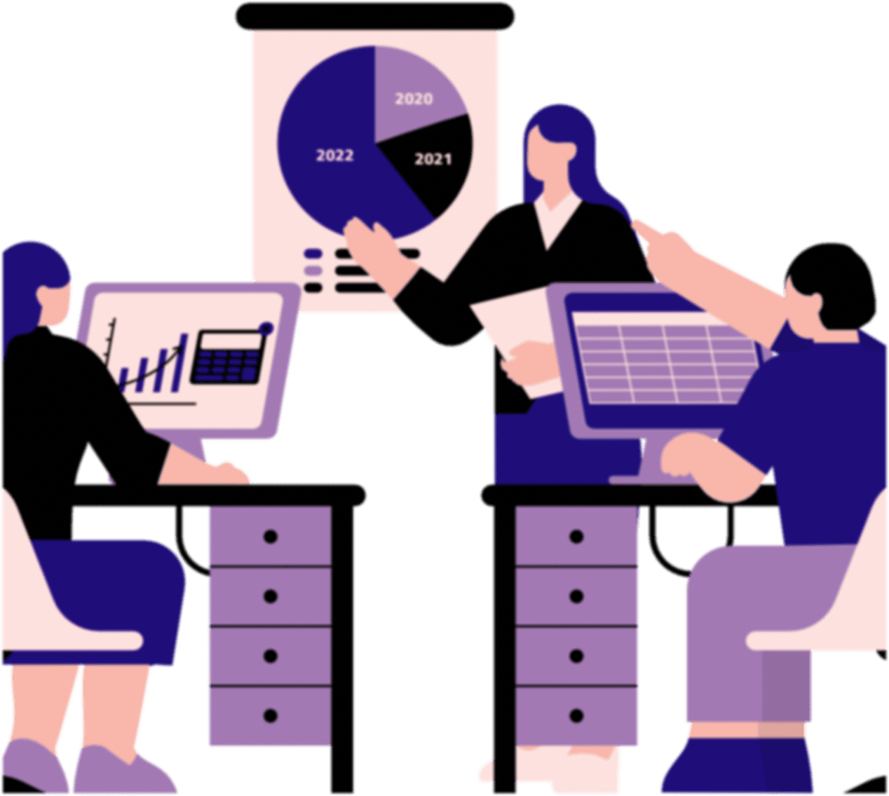 Main platform feature visualization